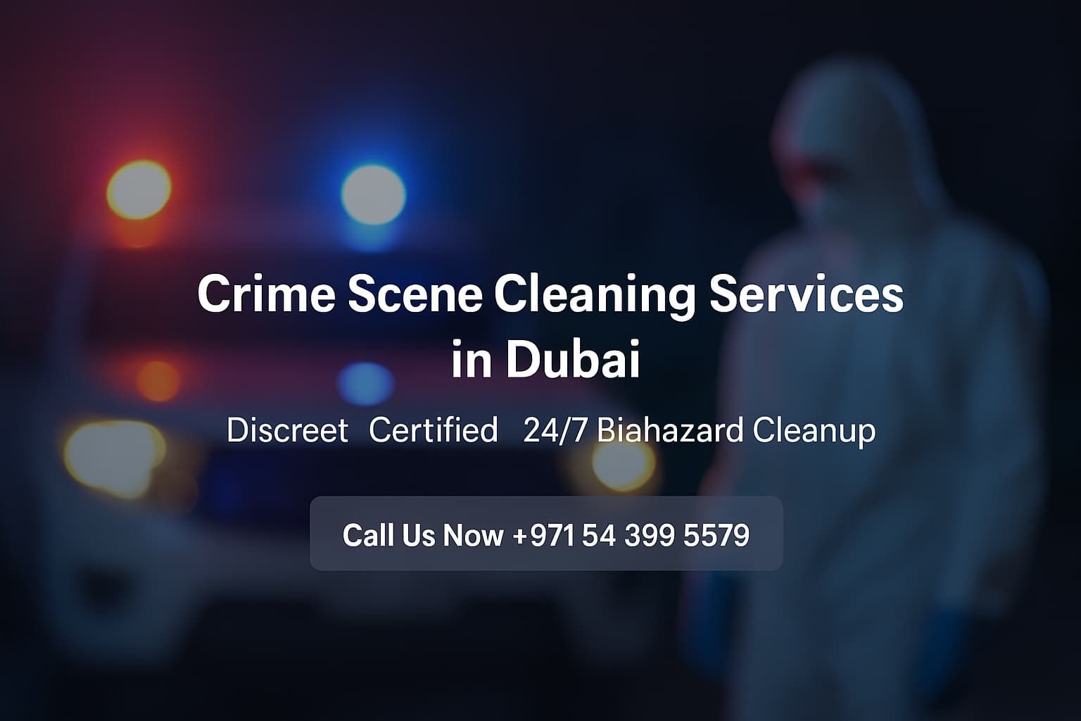 Crime Scene Cleaning Services in Dubai