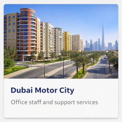 Modern buildings in Dubai skyline