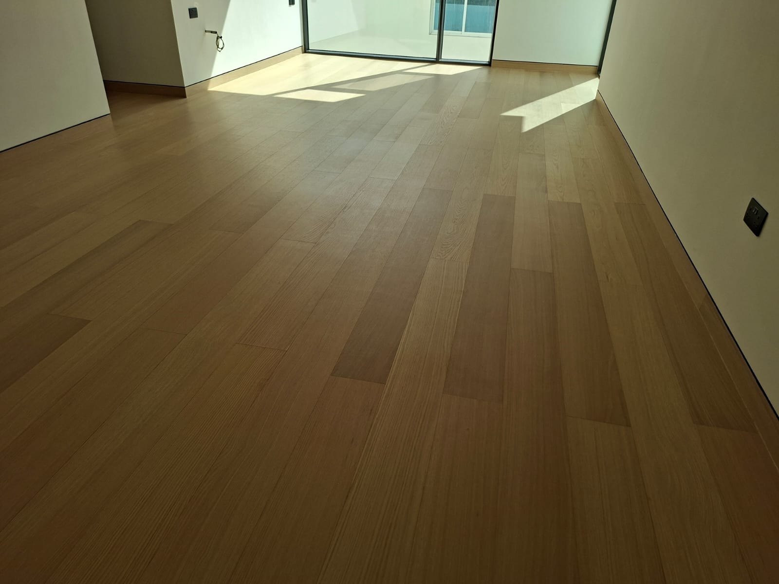 After floor cleaning